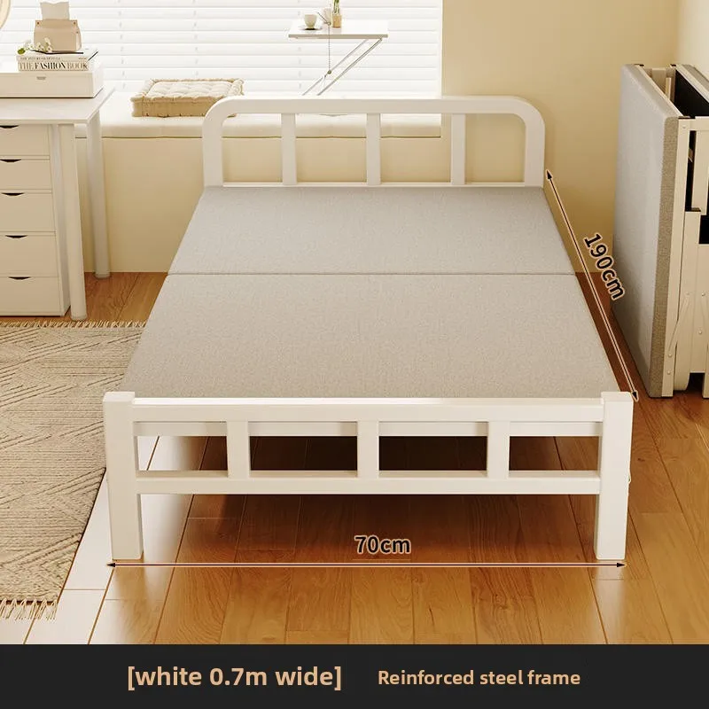 Foldable Single Bed Home Portable Couch Bed Easy Use Luxurious Comfort Steel Frame 100cm Camas Plegables Folding Bed Single - Image 5