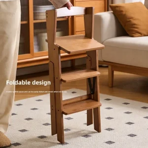 Foldable multifunctional ladder stool household climbing ladder stool dual-purpose kitchen climbing stool thickened