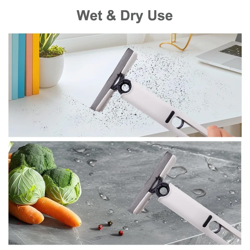 Folding Car Wash Mop Powerful Squeeze Mini Cleaning Mop Self-wringing Mop Floor Washing Desk Window Clean Tools Drained Clean - Image 3