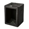 Folding Wig Storage Box with Handle Clear Window Organizer Case for Hairpiece Travel and Accessories