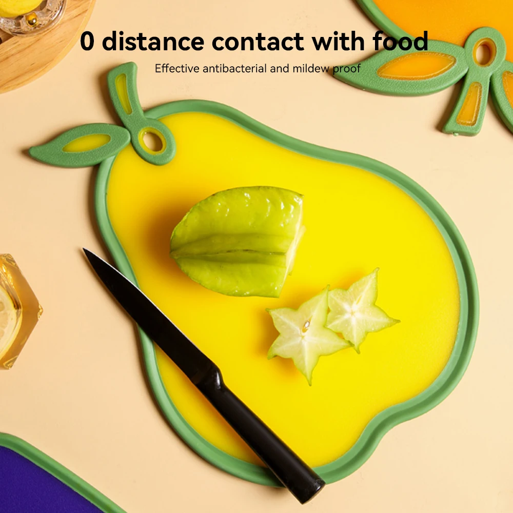Food Cutting Board Kitchen Non-slip Chopping Tool Fruit Shape Cutting Board Cutting Boards Classification Chopping Board Pad - Image 3