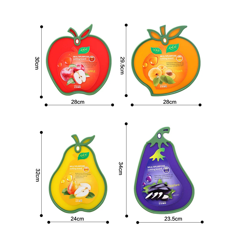 Food Cutting Board Kitchen Non-slip Chopping Tool Fruit Shape Cutting Board Cutting Boards Classification Chopping Board Pad - Image 5