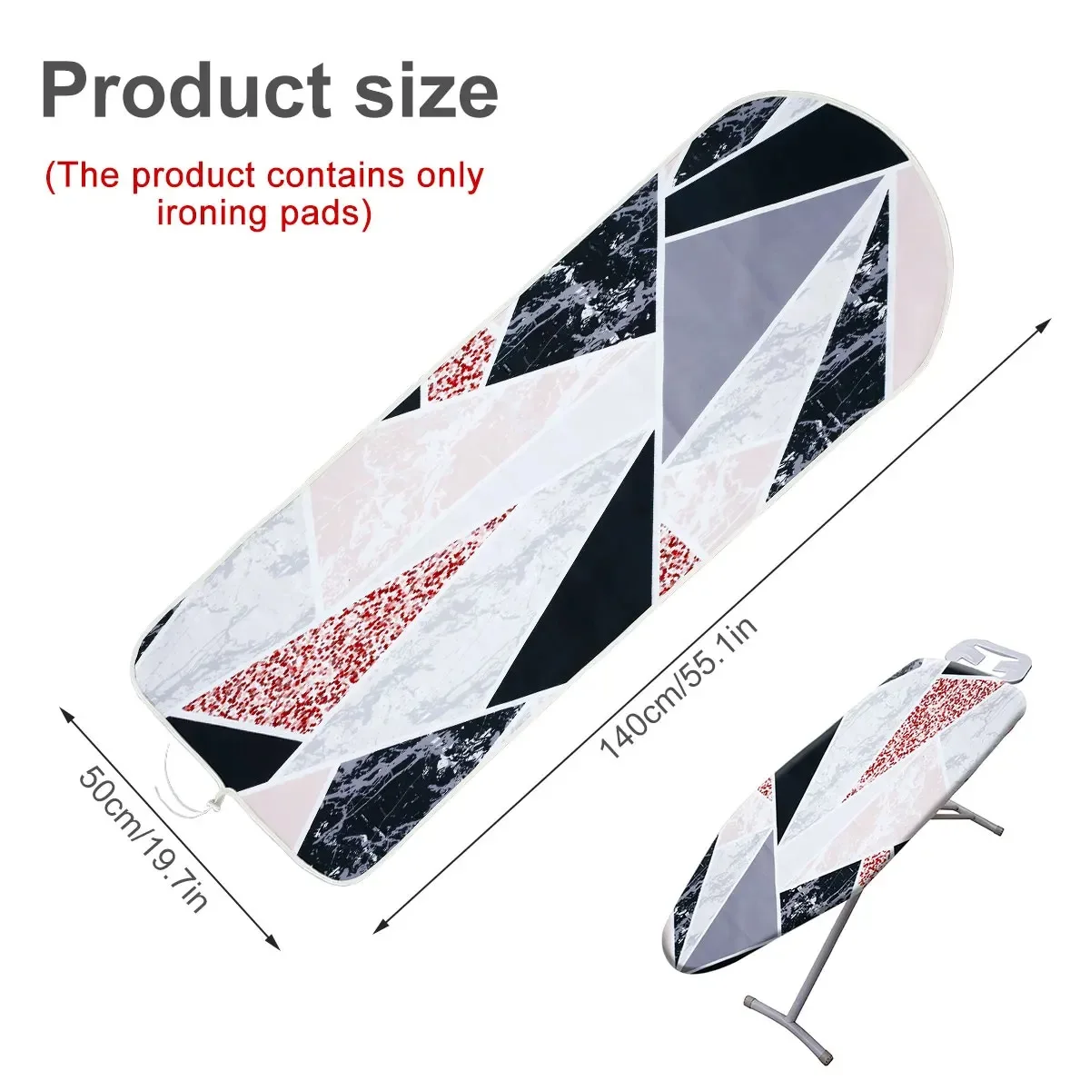 Free Shipping Ironing Table Cover Replacement Thick Padding Easy Fitted Heat Resistant Heavy Duty Ironing Board Protector - Image 3