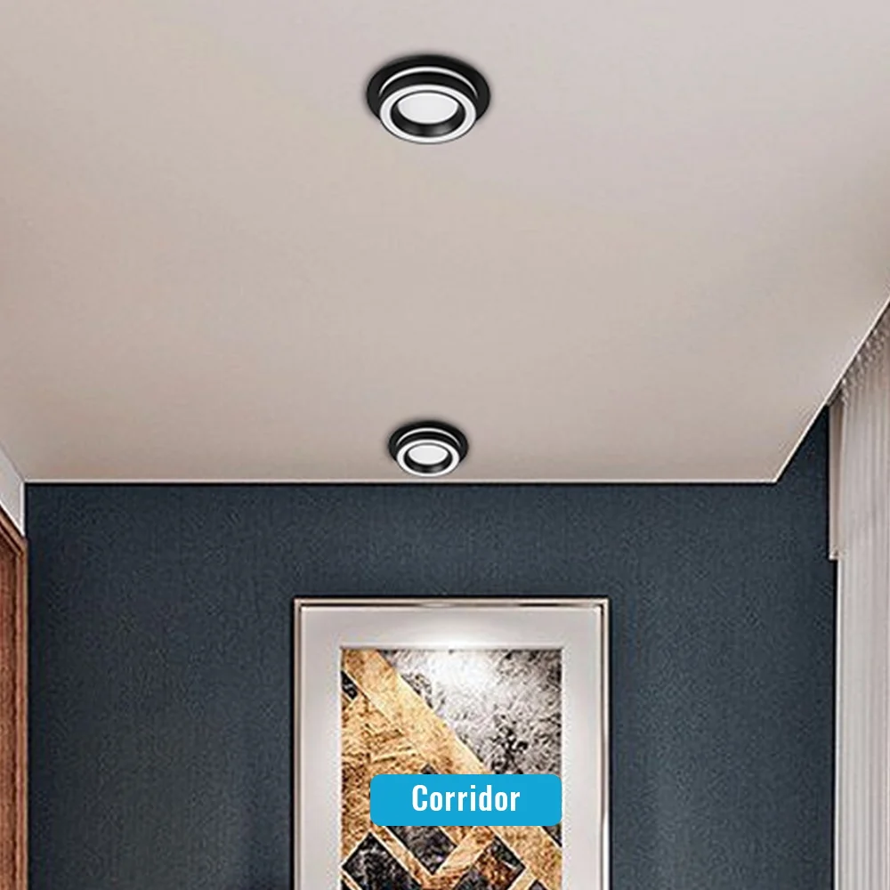 GX53 Ceiling Light LED Recessed Downlight Round Embedded Dimmable Spotlight Replaceable GX53 Bulb Ceiling Lamp for Living Room - Image 3