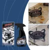 Gas Range Cleaner Degreaser Spray 120ml Heavy Duty Kitchen Degreaser for Stoves Grills Cookware No Irritation Cleaning Spray
