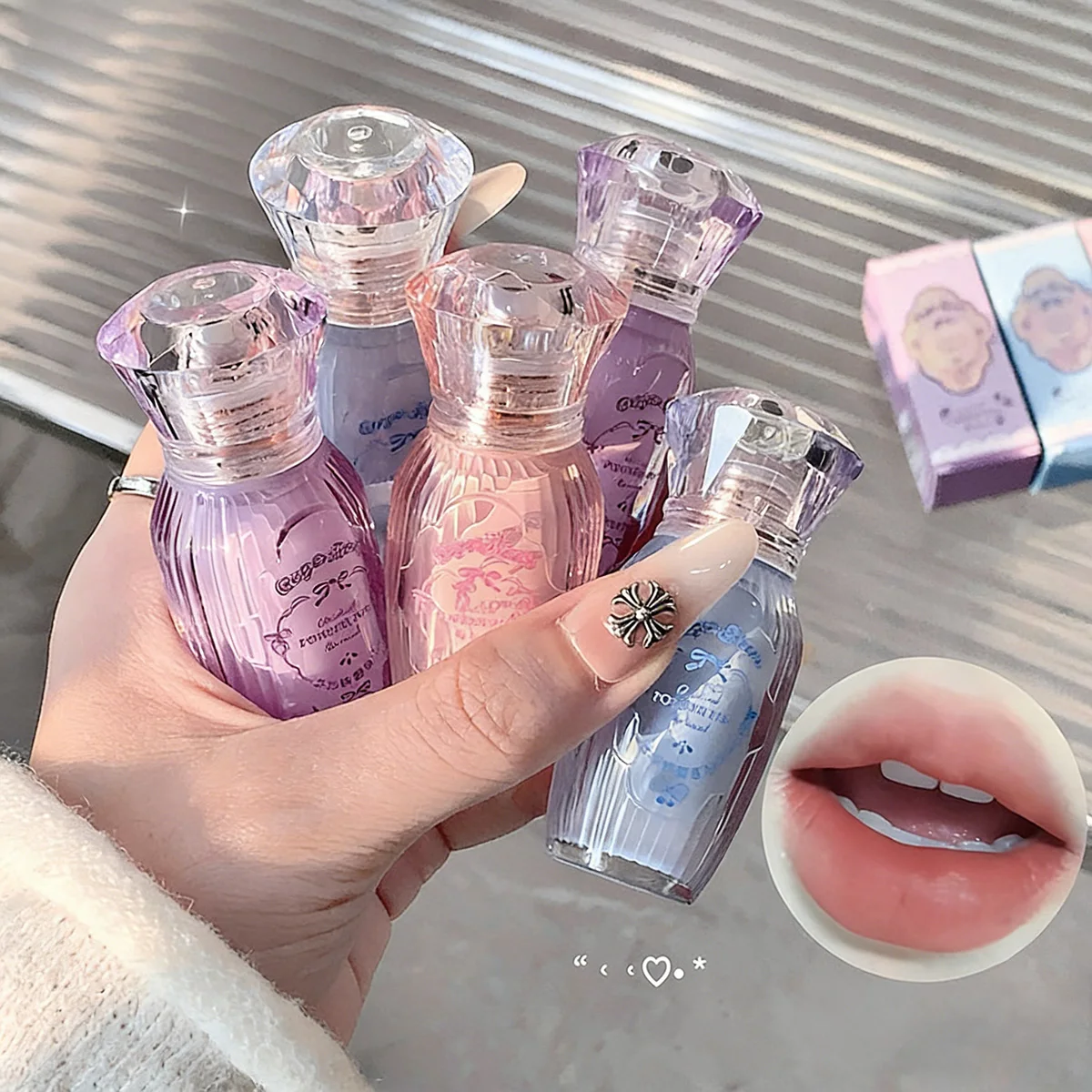 Gege Bear Soft Mist Lip Mud Velvet Matte Long Wear Non-Fading Lip Gloss Lipstick - Image 3