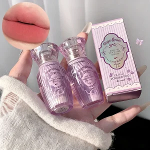 Gege Bear Soft Mist Lip Mud Velvet Matte Long Wear Non-Fading Lip Gloss Lipstick
