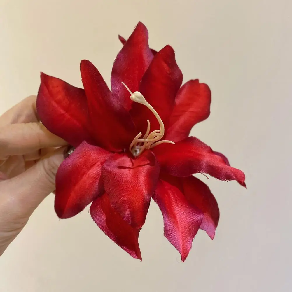 Girl Hair Decoration Women's Large Flower Hair Clips Elegant Side Hair Pins for Non-damaging Styling Beautiful Accessories That - Image 6