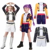 Girl clothing Sets Children Cartoon Cosplay Suits Kids K-Pop Stage Performance 2Pcs Girls Movie Role-playing Costume Outfits