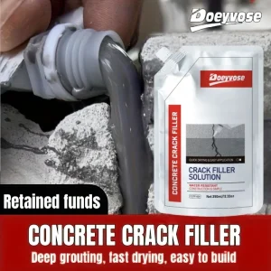 Gray Concrete Crack Filler 350/500ml Self Leveling Waterproof Sealant Cement Road Floor Gap Repair Glue