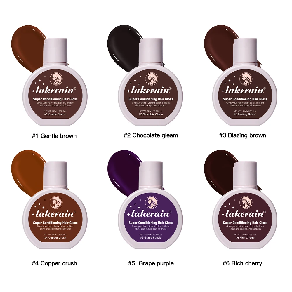 Hair Glaze Super Gloss Color Conditioning Gloss Rinse Out Semi-Permanent Hair Gloss that Enhances Color Nourish and repair Easy - Image 2