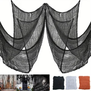 Halloween Creepy Decoration Gauze 30 × 72 Inch Secret Room Horror Gauze Indoor and Outdoor Decoration