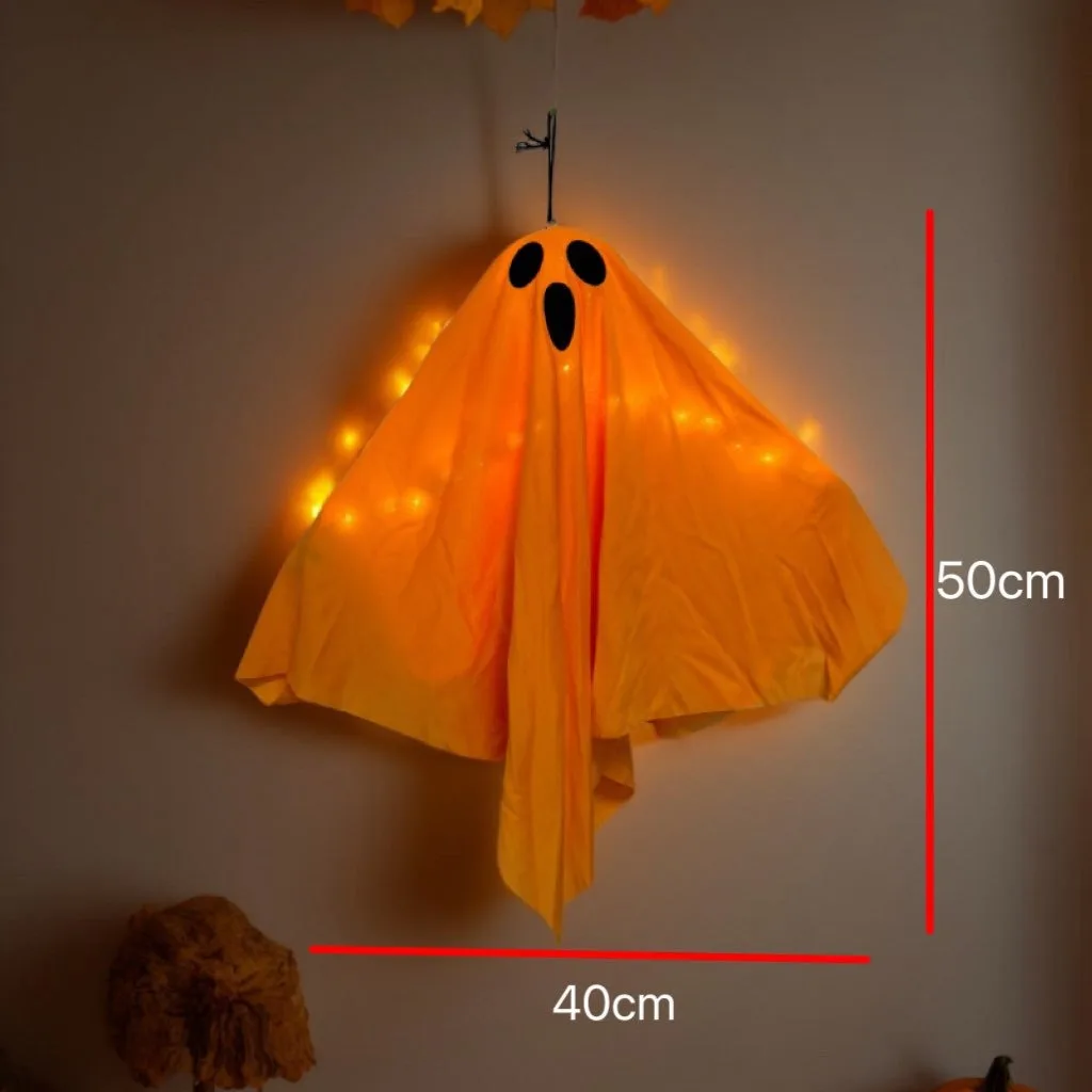 Halloween Glowing Ghost Pendant Props Hanging Ornaments Outdoor DIY Atmosphere Scene Door Hanging Decorations Halloween Decor - Image 4