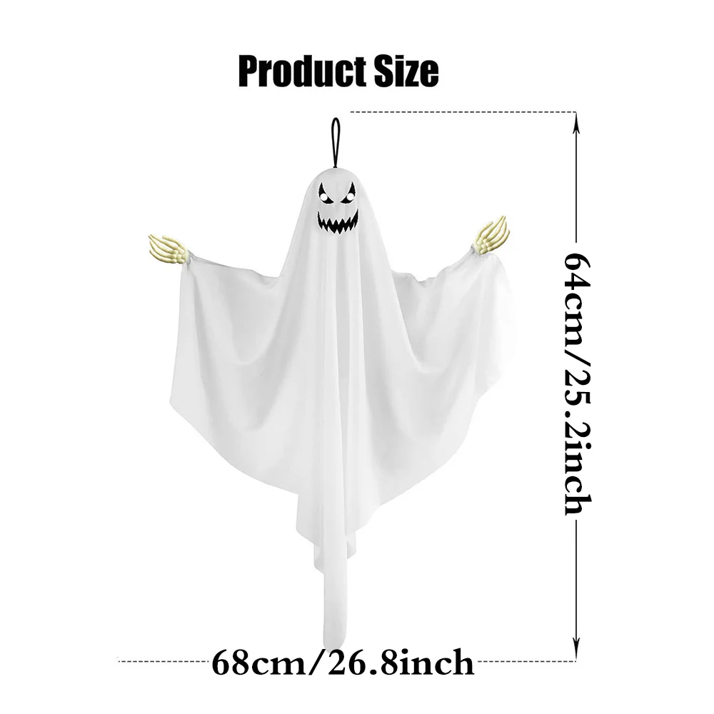 Halloween Hanging Ghost Decoration Creepy Skeleton Hands Spooky Flying Grim Reaper Ornament for Haunted House Party Yard Decor - Image 6