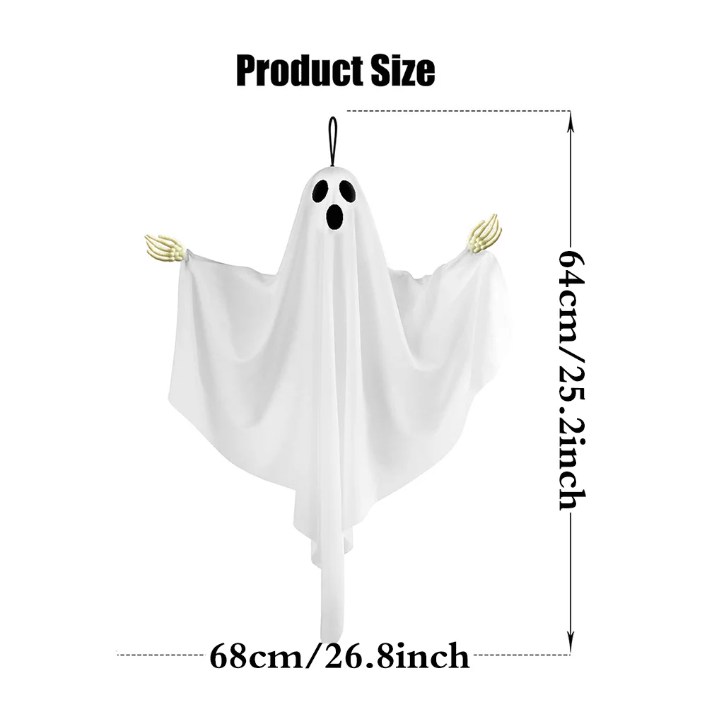 Halloween Hanging Ghost Decoration Creepy Skeleton Hands Spooky Flying Grim Reaper Ornament for Haunted House Party Yard Decor - Image 5