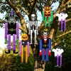 Halloween Hanging Ghosts Witch Pumpkin Decor Skeleton Vampire Door Hanging Ornaments Outdoor Tree Halloween Party Decorations