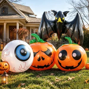 Halloween Hanging Inflatable Model Decoration Ghost Pumpkin Spider Eyes Balloon for Yard Bar Haunted House Mall Party