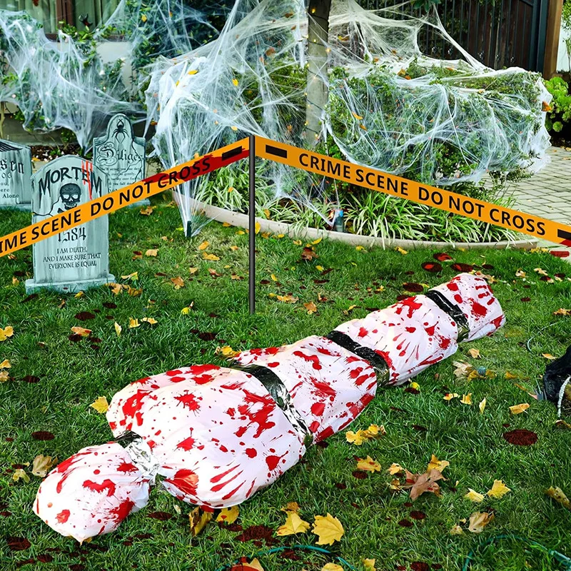 Halloween Horror Simulation Fake Dead Body Prop Inflatable Body Indoor Outdoor Yard Garden Haunted House DIY Decor Supplies - Image 6