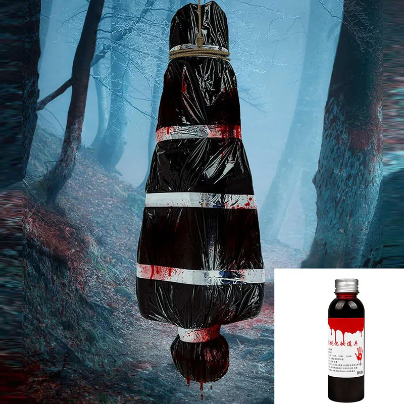 Halloween Horror Simulation Fake Dead Body Prop Inflatable Body Indoor Outdoor Yard Garden Haunted House DIY Decor Supplies - Image 3