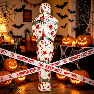 Halloween Horror Simulation Fake Dead Body Prop Inflatable Body Indoor Outdoor Yard Garden Haunted House DIY Decor Supplies