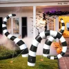 Halloween Inflatable Giant Sandworm Decorations Large Halloween Outdoor Courtyard Inflation Toy for Festival Party Decor