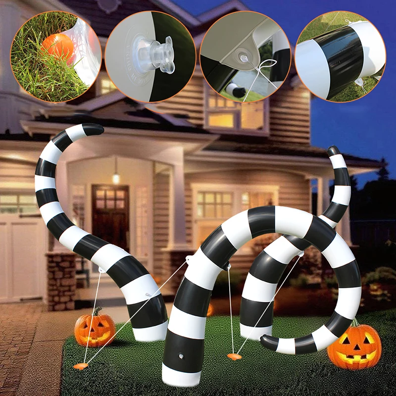 Halloween Inflatable Giant Sandworm Decorations Large Halloween Outdoor Courtyard Inflation Toy for Festival Party Decor - Image 3