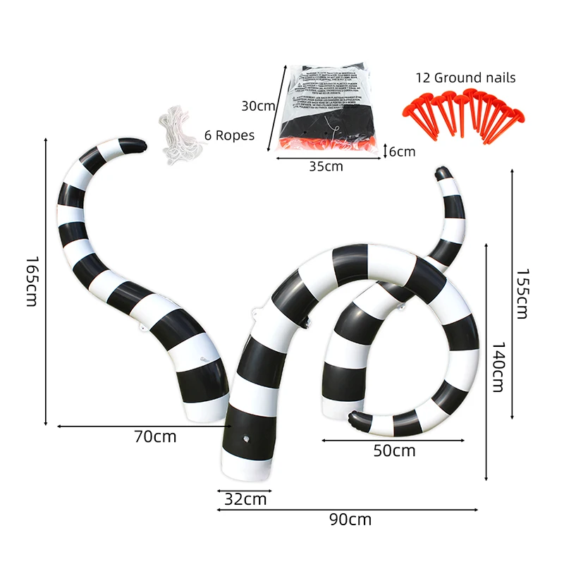 Halloween Inflatable Giant Sandworm Decorations Large Halloween Outdoor Courtyard Inflation Toy for Festival Party Decor - Image 5