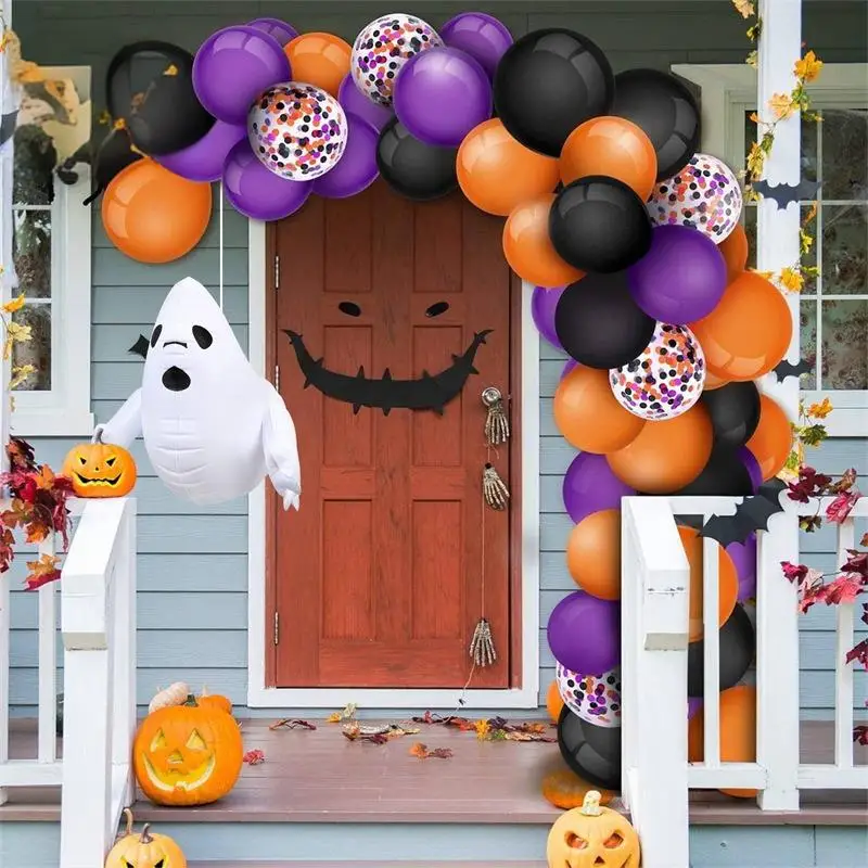 Halloween Inflatable Pool Decoration Halloween Inflatables Pumpkin Decorations Outdoor Halloween Inflatables Pumpkin Spider - Image 5
