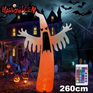 Halloween Inflatable Scary Ghost with LED Lights Kids Toy Haunted House Bar Party Halloween Decoration Outdoor Yard Horror Props