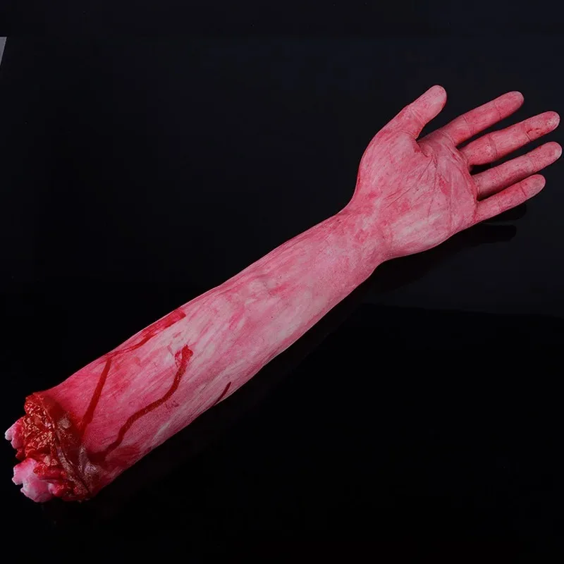Halloween Prop Bloody Scary Fake Organ Human Brain Body Parts Fake Hand Finger Leg Foot Brain Heart Party Accessories - Image 6