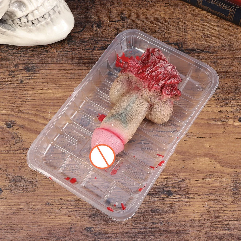 Halloween Prop Bloody Scary Fake Organ Human Brain Body Parts Fake Hand Finger Leg Foot Brain Heart Party Accessories - Image 3