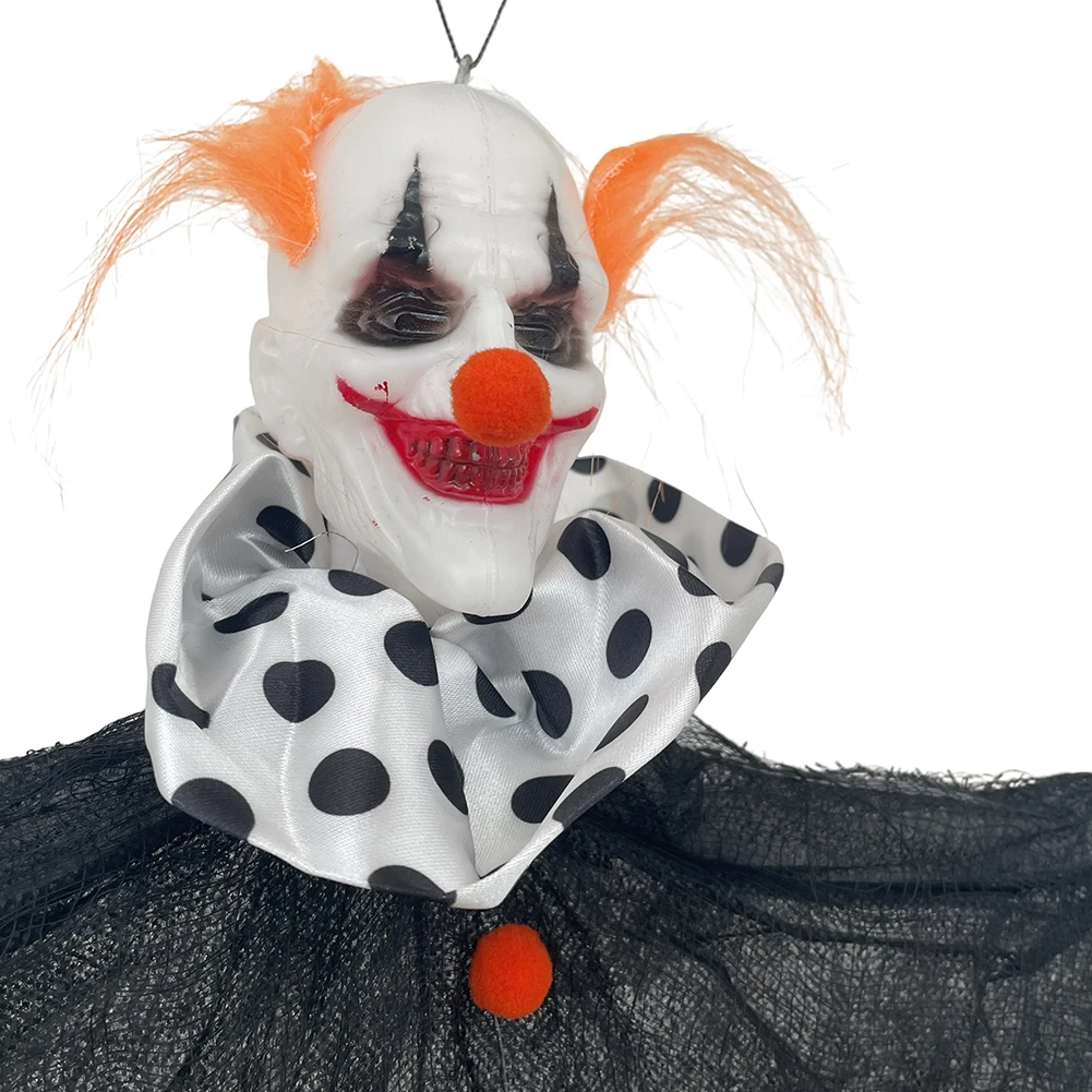 Halloween Skeleton Clown Decoration Atmosphere Props Ghost with Scary Suspended Ghost Ornament Party Home Indoor Outdoor Gardens - Image 5