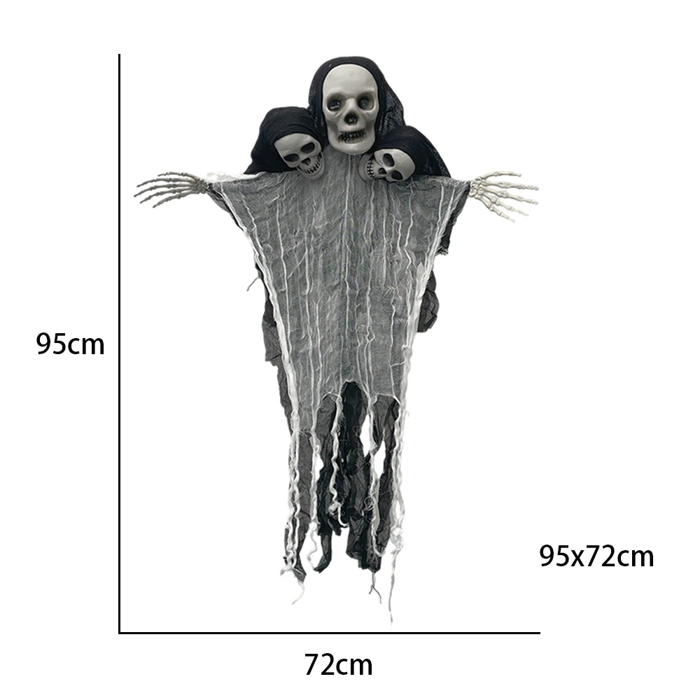 Halloween Skeleton Ghost Decoration Ghost Party Decoration Hanging Skull Skeleton Ghost Ornament Day of Outdoor Use in Gardens - Image 6