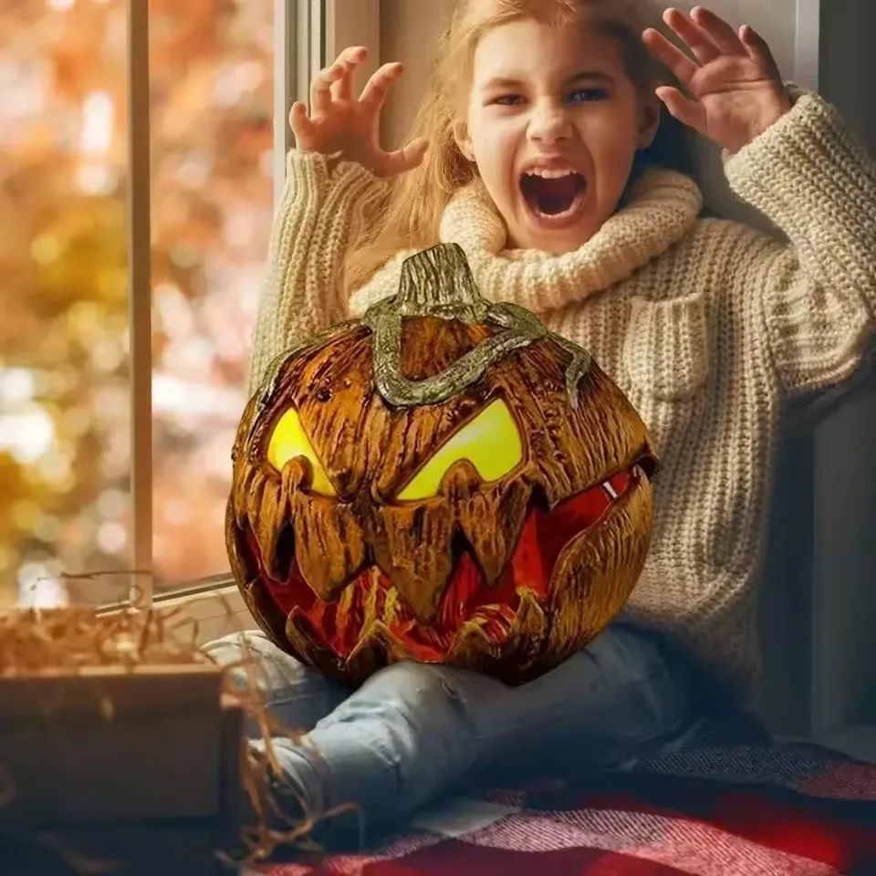 Halloween Voice Controlled Rising Pumpkin Head Home Decor Outdoor Garden New Horror Ghost Ornament for Spooky Party - Image 2