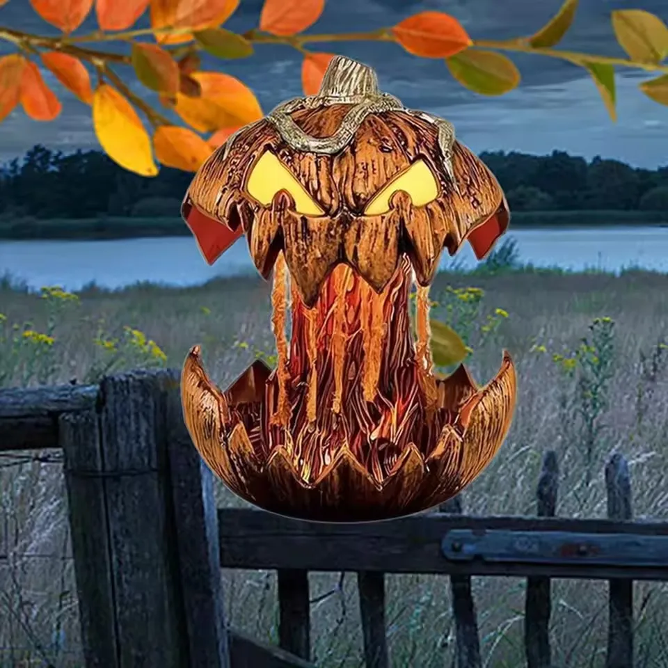 Halloween Voice Controlled Rising Pumpkin Head Home Decor Outdoor Garden New Horror Ghost Ornament for Spooky Party - Image 3