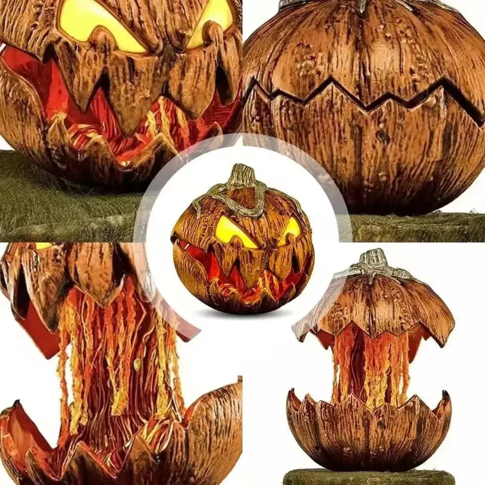 Halloween Voice Controlled Rising Pumpkin Head Home Decor Outdoor Garden New Horror Ghost Ornament for Spooky Party - Image 4