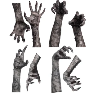 Halloween Window Stickers Scary Devil Demons Hands Wall Stickers Halloween Party Decorations Prank Horror Props Supplies