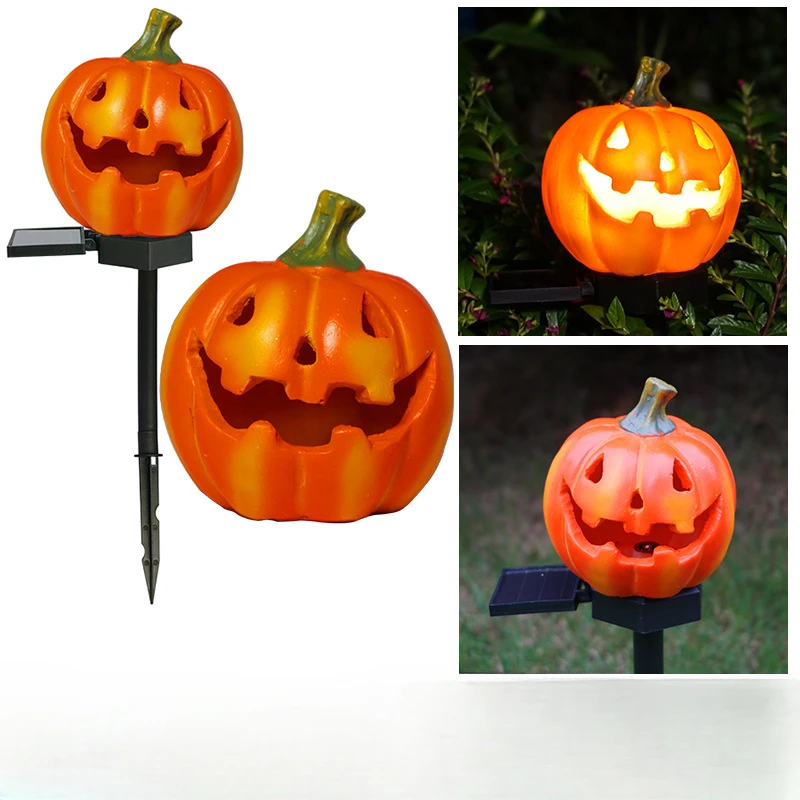 Halloween outdoor lights, waterproof solar Christmas tree pumpkin garden stake lights, Santa Claus crow skull panda decoration - Image 5