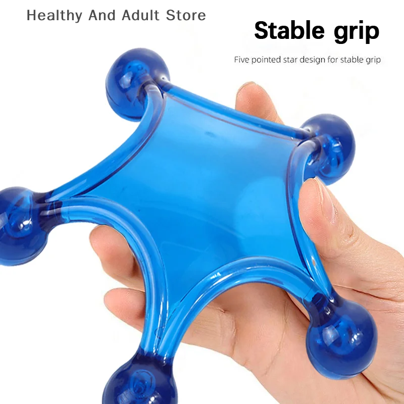 Hand Held Body Massagers Tools, Back Deep Tissue, 5-Ball Acupressure Gentle Self Massager Trigger Pressure Point Massage Tools - Image 5