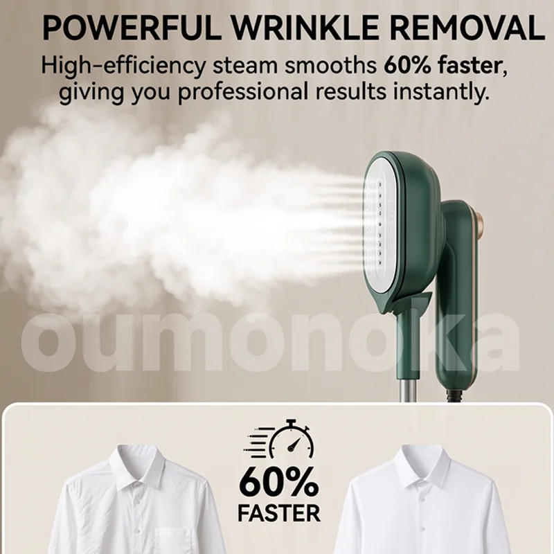 Handheld Garment Steamer Mini Steam Iron Clothes Travel Micro Iron Machine Electric Ironing Clothes Iron Steamer Home Appliance - Image 2