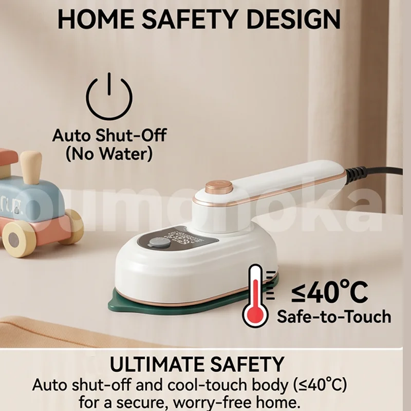 Handheld Garment Steamer Mini Steam Iron Clothes Travel Micro Iron Machine Electric Ironing Clothes Iron Steamer Home Appliance - Image 4