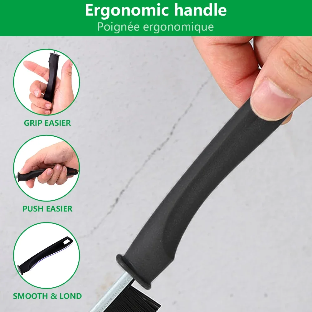 Hard Bristle Crevice Cleaning Brush for Fine Seam Corners Groove Window Cleaning Tools Kitchen Bathroom Home Tiles Brush B 26729 - Image 4