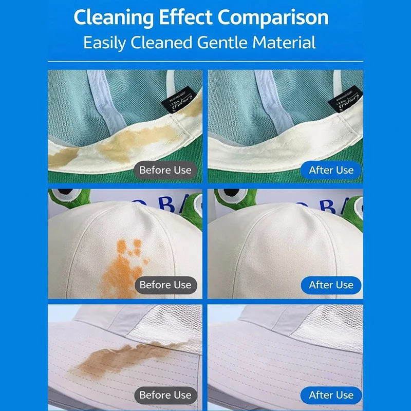 Hat Dry Cleaning Foam Renewal Agent, Multi-purpose No-rinse Mousse, Spray and Wipe, Quickly Restores the Original Color of Old H - Image 4
