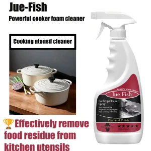 Heavy-Duty Grease And Grime Cleaner Spray for Pot Pan Black Scale Oven Oil Stain Kitchenware Decontamination Cooktop Cleaner