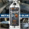 Heavy Duty Metal AB Casting Glue | High-Strength Cold Weld Cement Filler Paste for Metal Plastic Wood Stone Plaster 100ml/50ml