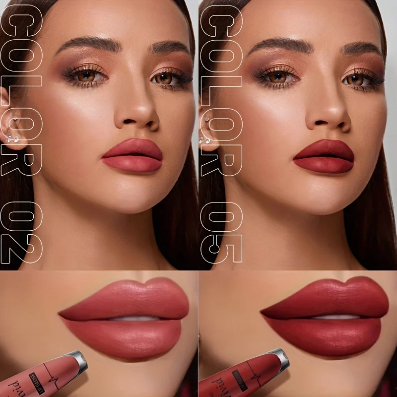 High Pigmented Matte Lip Glaze - Long-Lasting, Smudge Proof, Liquid Lipstick Makeup Valentine's Day Gifts, Women's Day Gift - Image 5
