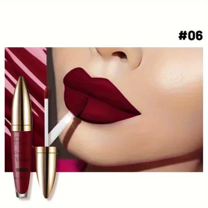 High Pigmented Matte Lip Glaze - Long-Lasting, Smudge Proof, Liquid Lipstick Makeup Valentine's Day Gifts, Women's Day Gift