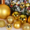 Holiday Decoration 12/15/20CM Christmas Ball Matte Finish Ball Shape New Year Decoration Matte Ball Bar Ceiling