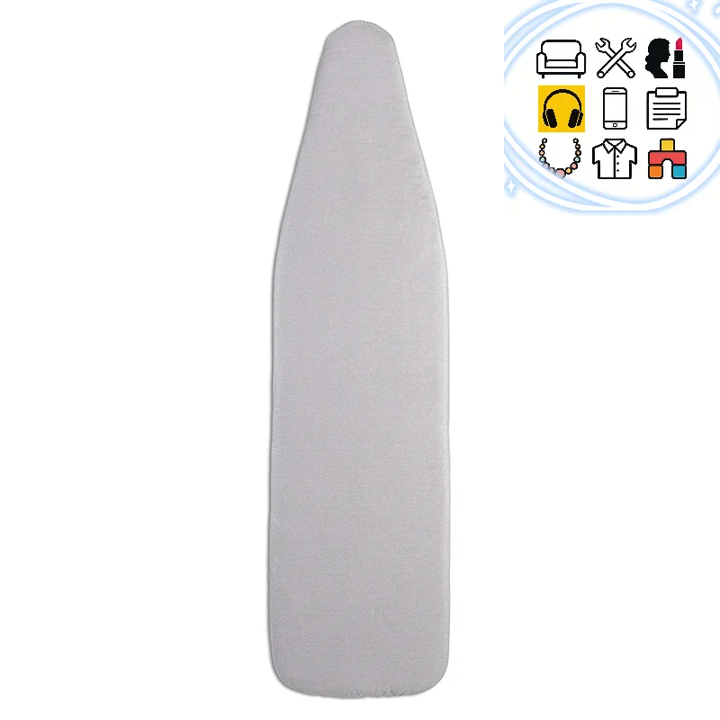 Home Universal Silver Coated Padded Ironing Board Cover Thick Heavy Heat Reflective Scorch Resistant