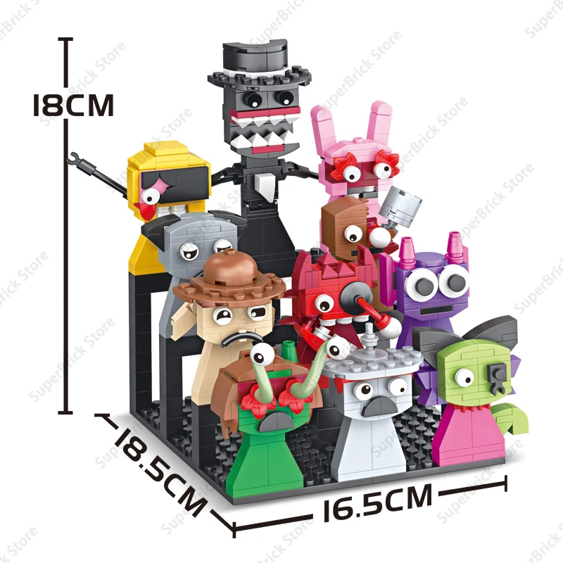 Hot Sprunki Building Blocks Toys Sets Classic Game Cartoon Doll 18 Figures Model Bricks Children's toys Holiday Birthday Gifts - Image 5